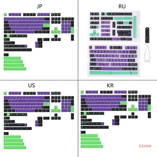 Zzz ชุดปุ่มกดคีย์บอร์ด EVA ลายเชอร์รี่ สีย้อม สไตล์เกาหลี รัสเซีย และญี่ปุ่น 146 ชิ้น