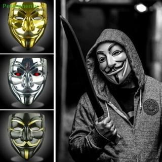 Permanenty Anonymous Vendetta Guy Fawkes Hacker หน้ากากแฟนซี สําหรับผู้ใหญ่ ปาร์ตี้ฮาโลวีน