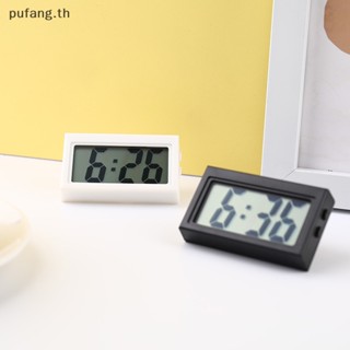 Pufang นาฬิกาดิจิทัล มีกาวในตัว หน้าจอ LCD จัมโบ้ สําหรับติดรถยนต์ TH