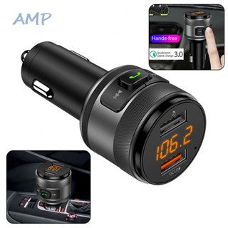 ⚡READYSTOCK⚡FM Transimitter Adapter Bluetooth V5.0 FM For Car MP3 Radio Transmitter