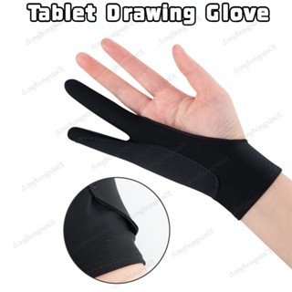 ถุงมือวาดภาพแท็บเล็ต สําหรับ iPad Xiaomi Samsung Lenovo Palm Rejection Artist Glove Touch Screen Stylus Pen อุปกรณ์เสริม