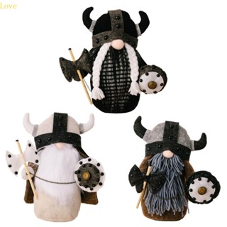 Love Viking Gnome หมวกแตร สําหรับตกแต่งพื้นหลัง ปาร์ตี้ เทศกาล