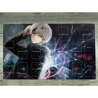 Yugioh แผ่นรองเมาส์เล่นเกม Tokyo Ghoul TCG CCG Kaneki Ken Trading Card