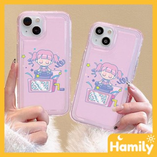 Photo Frame Airbag iPhone Case TPU Soft Clear Case Cute Case Girls Camera Protection Shockproof Compatible with iPhone 14 13 12 11 Pro Max XS Max XR XS 6 7 8 Plus