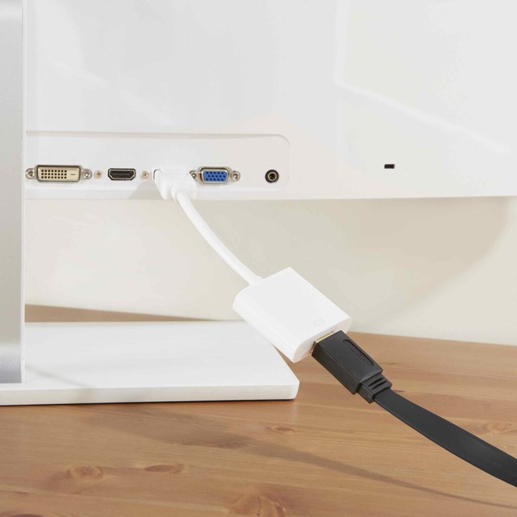 🛵มีส่งด่วน💨 NAVA IT DISPLAY PORT TO HDMI FEMALE ADAPTER อุปกรณ์แปลงสัญญาณ สีดำ ประกัน 1 ปี