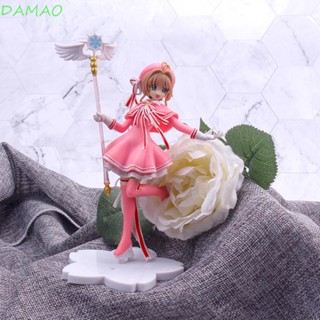 DAMAO โมเดลฟิกเกอร์ PVC รูปการ์ตูนอนิเมะ Captor Sakura เหมาะกับของขวัญ ของเล่นสําหรับเด็ก