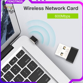 [Ft] การ์ดรับสัญญาณเครือข่าย WiFi 600Mbps 5G ดูอัลแบนด์ ความเร็วสูง สําหรับคอมพิวเตอร์