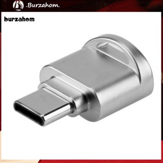 Bur_ อะแดปเตอร์การ์ดรีดเดอร์ดิจิทัล USB 3.1 Type-C TF Micro Security OTG สําหรับ Huawei OPPO