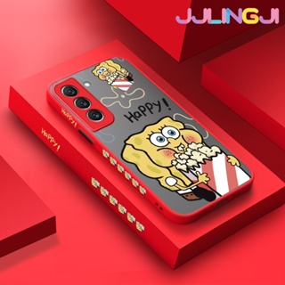 เคสโทรศัพท์มือถือ ซิลิโคนนิ่ม ใส กันกระแทก ลายการ์ตูนสพันจ์บ็อบ สําหรับ Samsung S22 Plus S22 Ultra 5G S23 Plus 5G S23 Ultra 5G