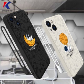 เคสโทรศัพท์มือถือแบบนิ่ม TPU ลายนักบินอวกาศ NASA พร้อมสายคล้อง สําหรับ VIVO Y15S Y91C Y21 2021 Y16 Y21A Y21T Y12S Y12 Y20 Y30 Y21S Y20S Y12i Y01 Y91 Y30i Y93 Y95