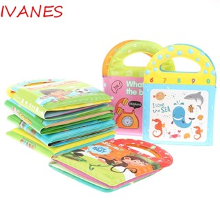 IVANES หนังสืออาบน้ํา EVA กันน้ํา เพื่อการเรียนรู้เด็ก 1 ชิ้น