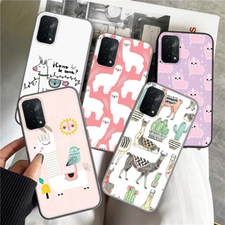 เคสโทรศัพท์มือถือแบบนิ่ม ลายอัลปาก้า คริสต์มาส C232 สําหรับ OPPO F17 A74 A95 F19 Pro Find X3 Lite Neo R9 F1 Plus