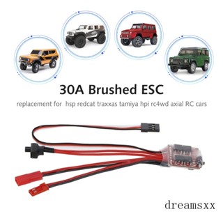 Xy ตัวควบคุมความเร็วไฟฟ้า 20A พร้อมเบรก 3 0V-9 4V ESC สําหรับรถบังคับ SCX24 DIY 1 24