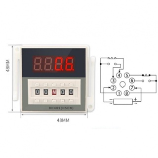 Time Delay 12V-220V ปรับได้ สําหรับบิลบอร์ดกลางแจ้ง พร้อมฐานซ็อกเก็ต