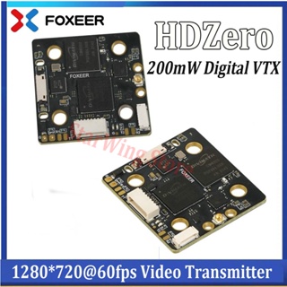 Foxeer HDZero HD 720P Digital VTX Race Edition 200mw 1280*720@60fps ตัวเชื่อมต่อตัวส่งสัญญาณวิดีโอ UFL สําหรับโดรน FPV Freestyle