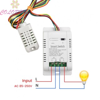 【COLORFUL】Switch Module Sensor Temperature WPA-PSK WPA2-PSK And Humidity Control