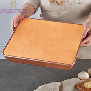 【COLORFUL】Baking Tray Premium Carbon Steel Safe Square Cake Tin Convenient Non Stick