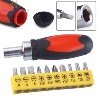 【COLORFUL】Ratchet Wrench Portable Tackle Tool With 10 Bits Furniture Installation