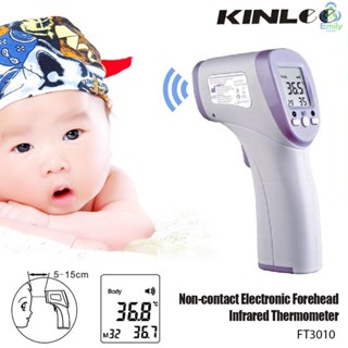 KINLEE FT3010 Infrared Non-contact Body Thermometer Baby Adult Forehead Digital Thermometer  Temperature Meter Digital Bady Thermometer Ear Forehead Object Room[23][New Arrival]