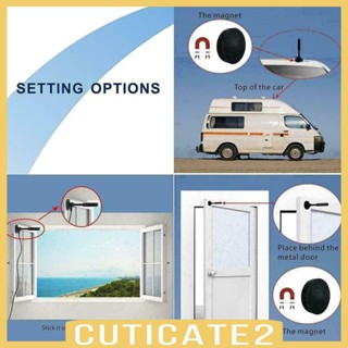 [Cuticate2] เสาอากาศทีวีดิจิตอล HDTV แบบพกพา หมุนได้ 360 องศา สําหรับบ้าน