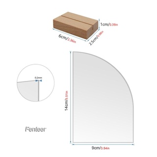 [Fenteer] ป้ายชื่ออะคริลิคเปล่า ทนทาน สําหรับงานเลี้ยงวันเกิด 10 ชิ้น