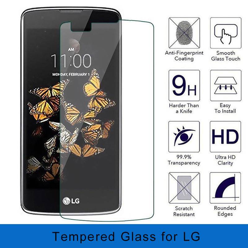 โปร่งใสป้องกันหน้าจอสําหรับ LG Stylo 7 6 5 5 + 5X 4 4 + 3 กระจกนิรภัยฟิล์มสําหรับ LG Q8 Q70 Q9 Q92 Q
