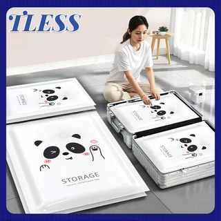 TLESS-ถุงสูญญากาศ มีจุกวาล์วvacuum bag ราคาต่อ1ใบใช้ซ้ำได้ ถุงกระชับพื้นที่ ถุงสุญญากาศประหยัดพื้นที่