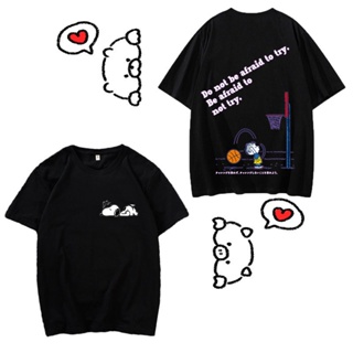 **READY STOCK** Men Women TShirt Cartoon Snoopy T-shirts Short Sleeves T Shirt Fashion/Oversize/Couple/Plus Size/Unisex
