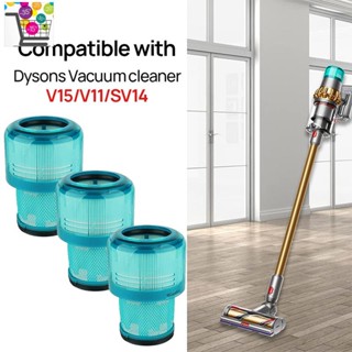 แผ่นกรอง Hepa พลาสติก แบบเปลี่ยน สําหรับเครื่องดูดฝุ่นไร้สาย Dyson V15 Sv14 V11