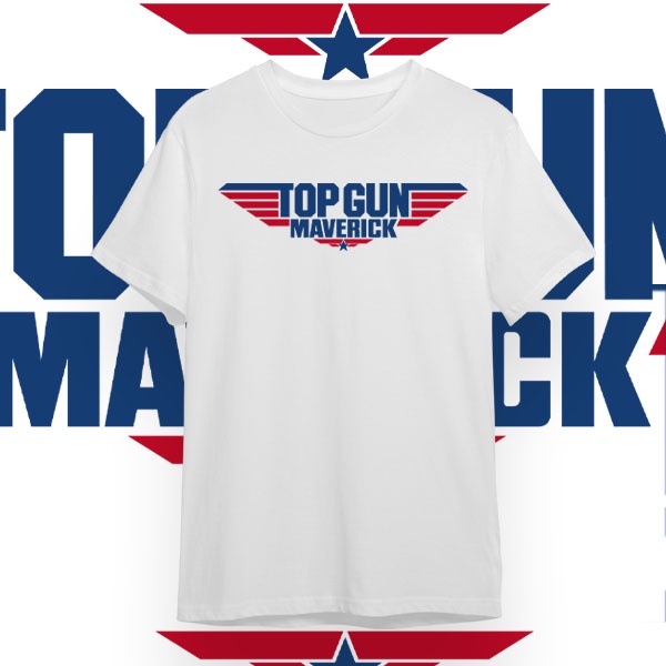 พร้อมส่ง เสื้อยืด TOPGUN ผ้า cotton