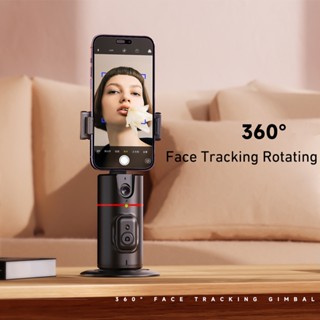 2023 AI กระทะอัจฉริยะ แบบเอียง 360 ° ขาตั้งกล้องอัตโนมัติ หมุนได้ สําหรับสมาร์ทโฟน วิดีโอ Vlog