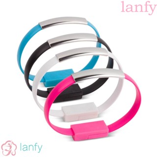 LANFY สร้อยข้อมือ สายชาร์จ Type C แบบชาร์จเร็ว