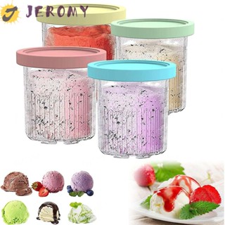 Jeromy ถ้วยพลาสติก พร้อมฝาปิด 24 ออนซ์ แบบเปลี่ยน สําหรับเครื่องล้างจาน 4 ชิ้น