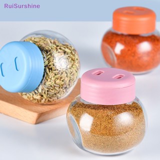 Ruisurshine ขวดโหลแก้ว พร้อมฝาปิด สําหรับใส่เครื่องเทศ สมุนไพร พริกไทย ใหม่