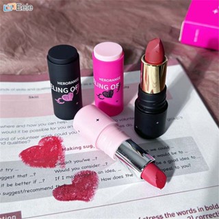 HERORANGE Matte Waterproof Lipstick High Pigmentation Sweat-proof Lip Tint Non-stick Cup High pigmentation Soft and smooth Lip Gloss ↑Eele