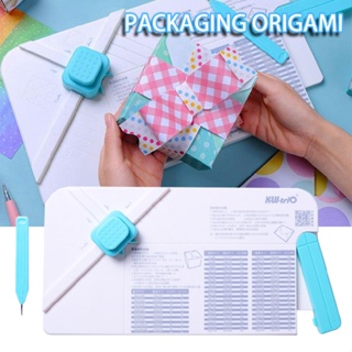 New 3 in 1 Gift Box Envelope Scribe Board Envelope Punch Board DIY Paper Cutter