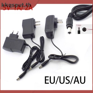 อะแดปเตอร์ชาร์จพาวเวอร์ซัพพลาย AC DC 5V 1A 2000mA ขนาด 5.5 มม.*2.1 มม. สําหรับแถบไฟ Led กล้องวงจรปิด THK2