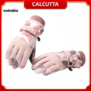 [calcutta] ถุงมือสกี กว้าง 2-in-1 กันน้ํา สําหรับผู้หญิง เหมาะกับฤดูหนาว เล่นกีฬา มอเตอร์ไซด์ 1 คู่