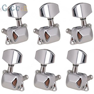 ⭐READY STOCK ⭐6 Semi Closed Metal Tuning Pegs Perfect Replacement for Old/Broken Guitar Tuners