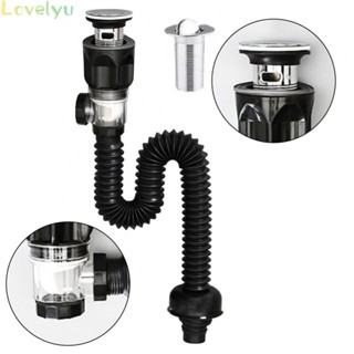 ⭐READY STOCK ⭐Convenient Black Bathroom Sink Waste Plug Easy to Install &amp; Odor Proof