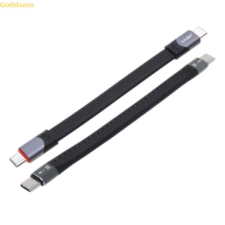 Godd สายเคเบิลเชื่อมต่อข้อมูล 3 Usb Type-C Usb-C เป็น Usb-C End 3 สายเคเบิล 10 40 Gbps