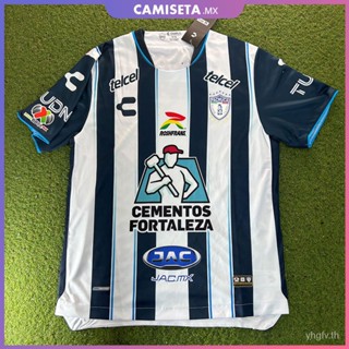 เสื้อกีฬาแขนสั้น ลายทีมชาติฟุตบอล Jersey Pachuca 2023 2024 ชุดเยือน XBBC