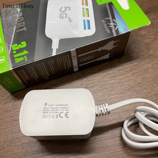 Timehebay รางปลั๊กไฟ USB 6 พอร์ต ขนาดเล็ก ชาร์จไว สําหรับชาร์จโทรศัพท์มือถือ