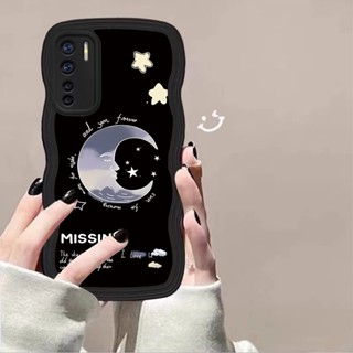 เคสโทรศัพท์ซิลิโคน TPU แบบนิ่ม ลายการ์ตูนดวงจันทร์ สําหรับ Huawei P30 P40 P50 Mate 30 40 50 Nova 5T 7 7i 8 9 10 Y7 Y9 Prime Pro SE 2019 | L06