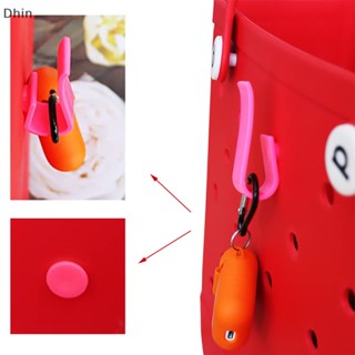 [Dhin] Hooks Accessories for Bogg Bags,Insert charm Cutie Cup Holder connector key Holder Mask Holder COD