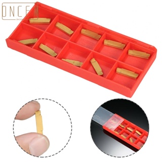 【ONCEMOREAGAIN】10pcs MGMN200-G 2mm Width Carbide-Inserts For MGEHR MGIVR Slotting Grooving Tool