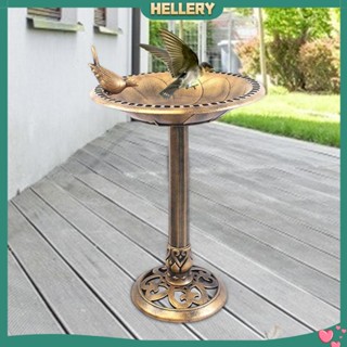 [HelleryTH] Pedestal Birdbaths Decoration Patio Bird Feeder for Outdoor Backyard Patio