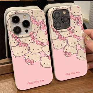 เคสโทรศัพท์มือถือแบบนิ่ม กันกระแทก ลายลูกแมว สีชมพู เรียบง่าย สําหรับ Iphone 127 1314pro max8 11 K2A1