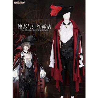 ชุดคอสเพลย์ Arknights Phantom Crimson Solitaire สไตล์คาวบอย สําหรับปาร์ตี้ฮาโลวีน