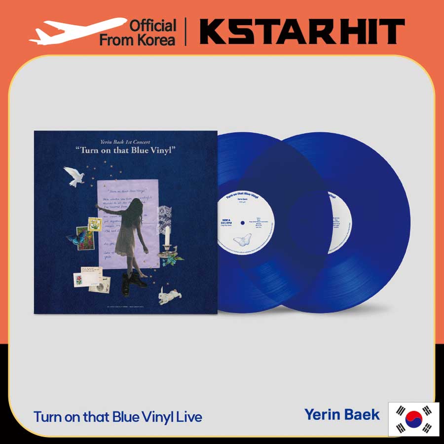Yerin Baek - อัลบั้ม Solo Concert LIVE [เปิดที่ไวนิลสีฟ้า] (Vinyl LP)